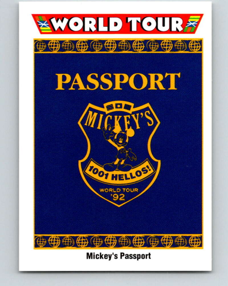 1991 Impel Walt Disney #196 Mickeys Passport V42014