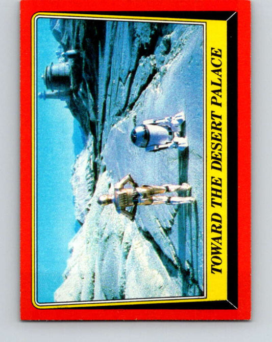 1983 Topps Star Wars Return Of The Jedi #11 Toward the Desert Palace   V42049