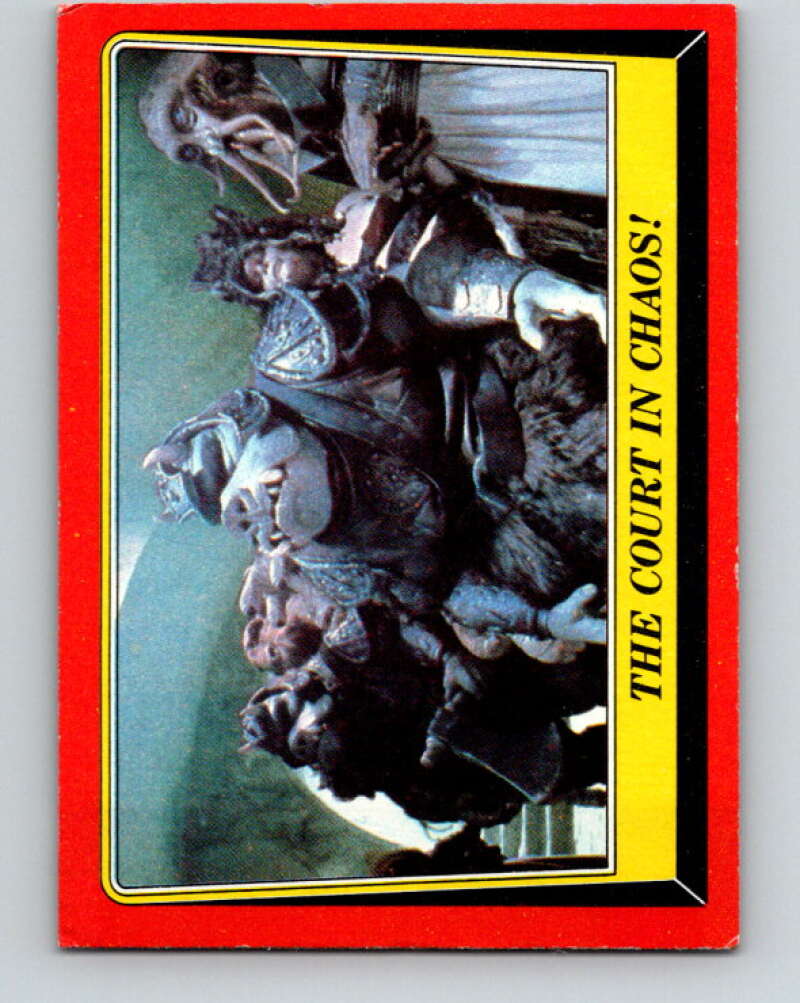 1983 Topps Star Wars Return Of The Jedi #35 The Court in Chaos V42075
