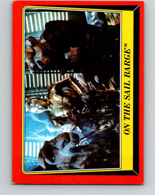 1983 Topps Star Wars Return Of The Jedi #40 On the Sail Barge   V42079