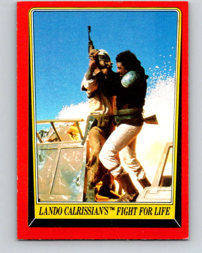 1983 Topps Star Wars Return Of The Jedi #43 Lando Calrissian's Fight V42081
