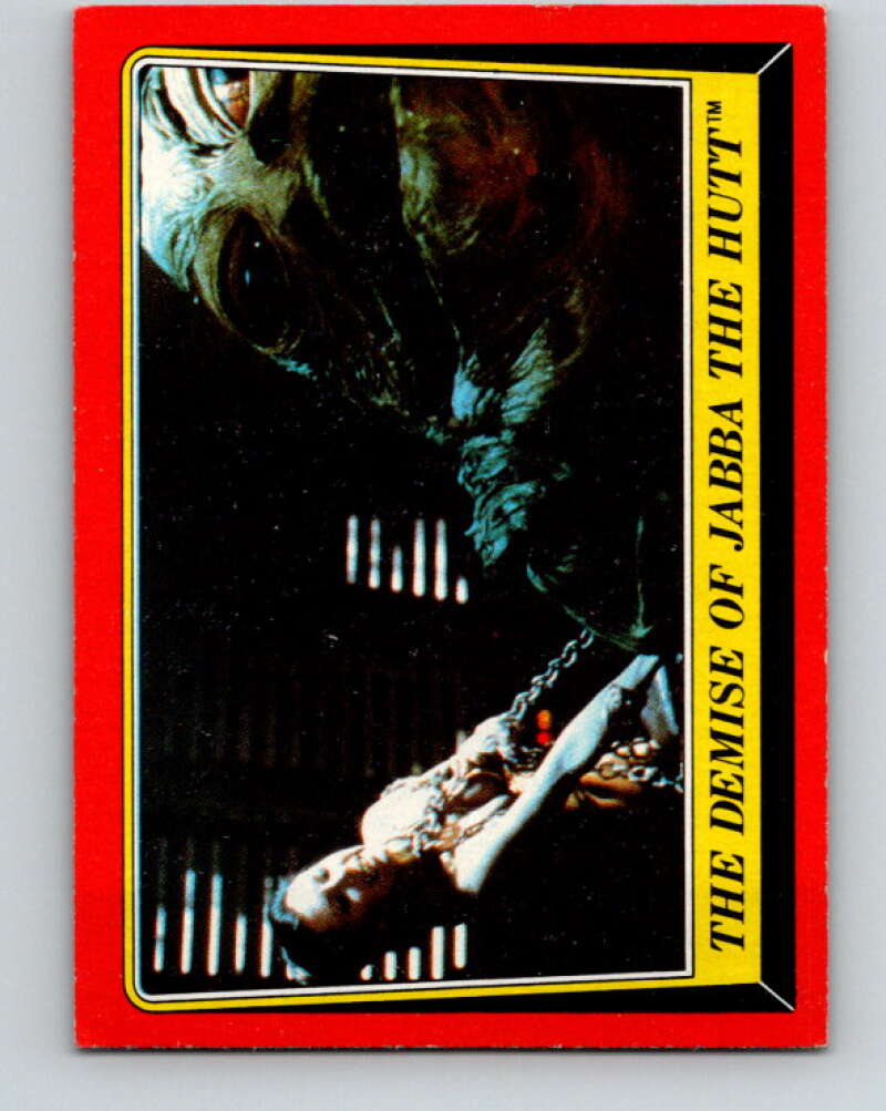1983 Topps Star Wars Return Of The Jedi #46 The Demise of Jabba the Hutt V42084