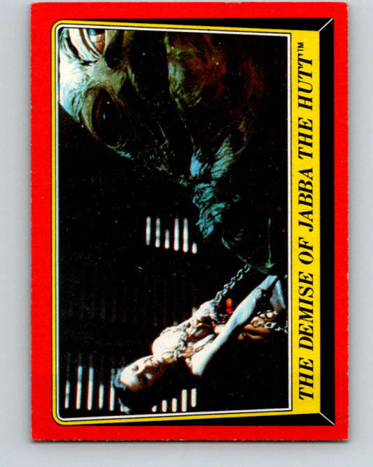 1983 Topps Star Wars Return Of The Jedi #46 The Demise of Jabba the Hutt   V42084