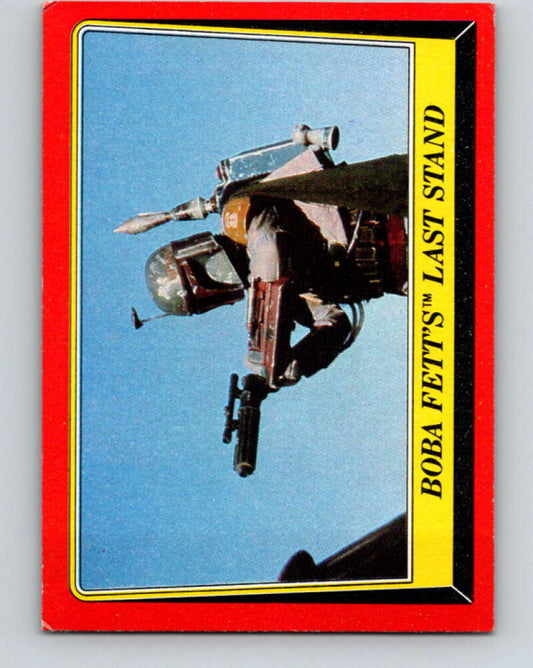 1983 Topps Star Wars Return Of The Jedi #47 Boba Fett's Last Stand   V42085