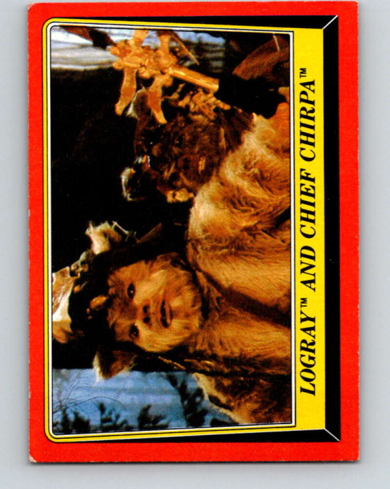 1983 Topps Star Wars Return Of The Jedi #85 Logray and Chief Chirpa V42104