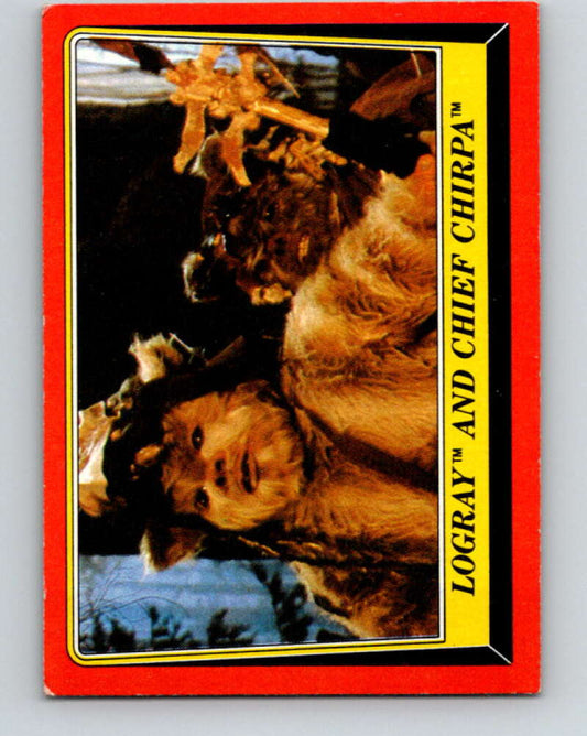 1983 Topps Star Wars Return Of The Jedi #85 Logray and Chief Chirpa   V42104