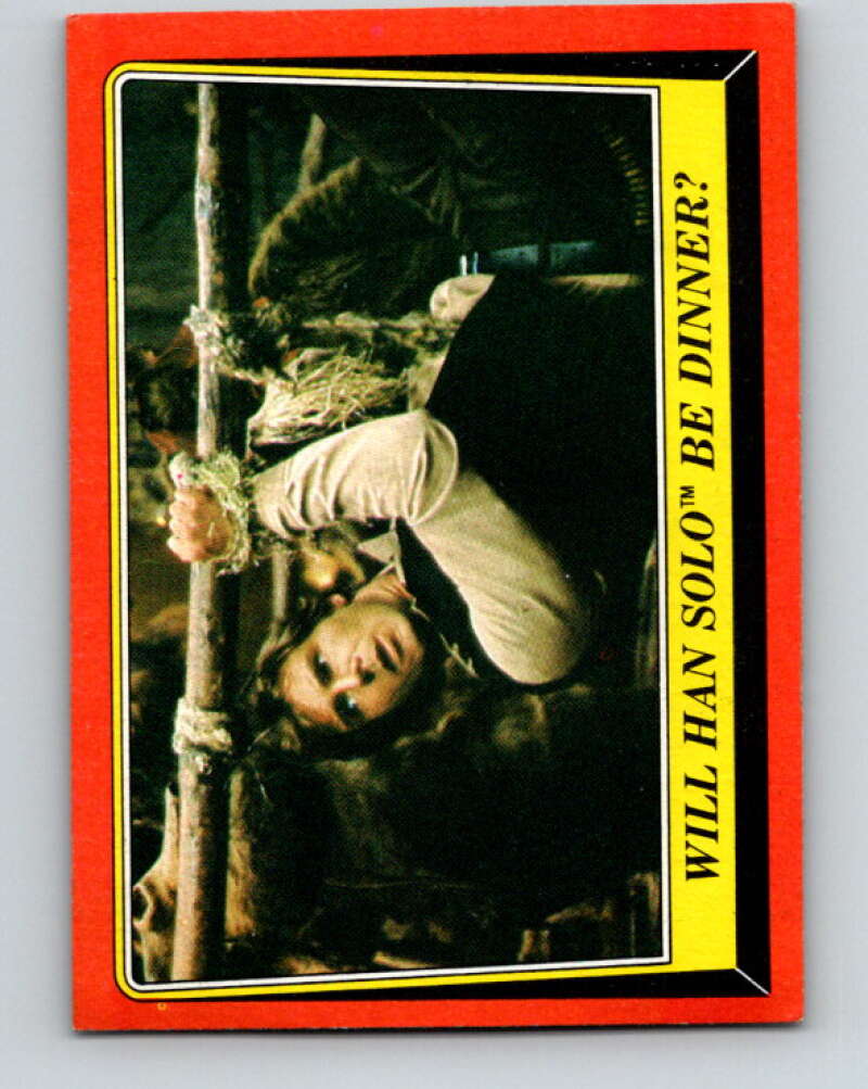 1983 Topps Star Wars Return Of The Jedi #87 Will Han Solo Be Dinner V42106