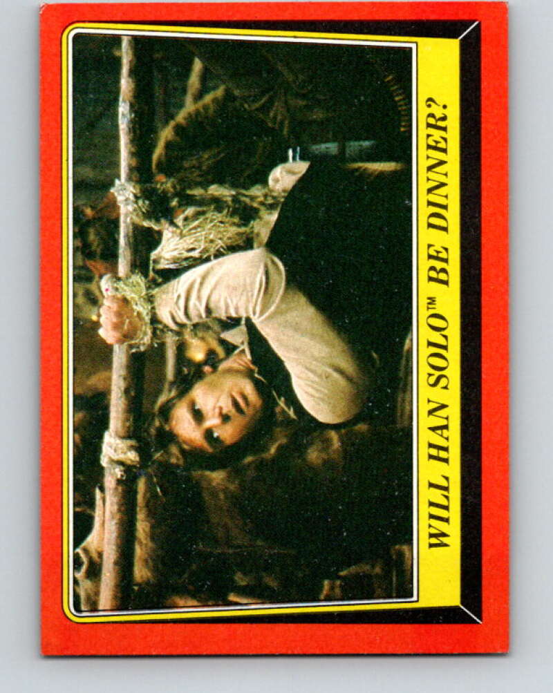 1983 Topps Star Wars Return Of The Jedi #87 Will Han Solo Be Dinner V42107