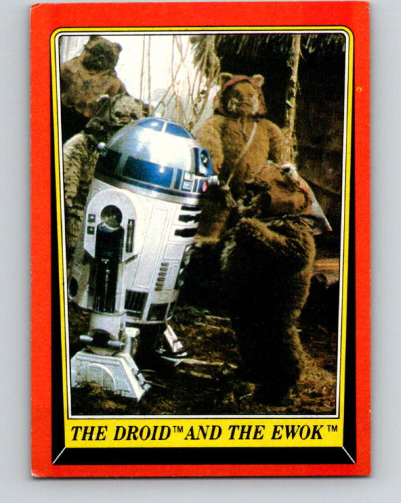 1983 Topps Star Wars Return Of The Jedi #90 The Droid and the Ewok V42109