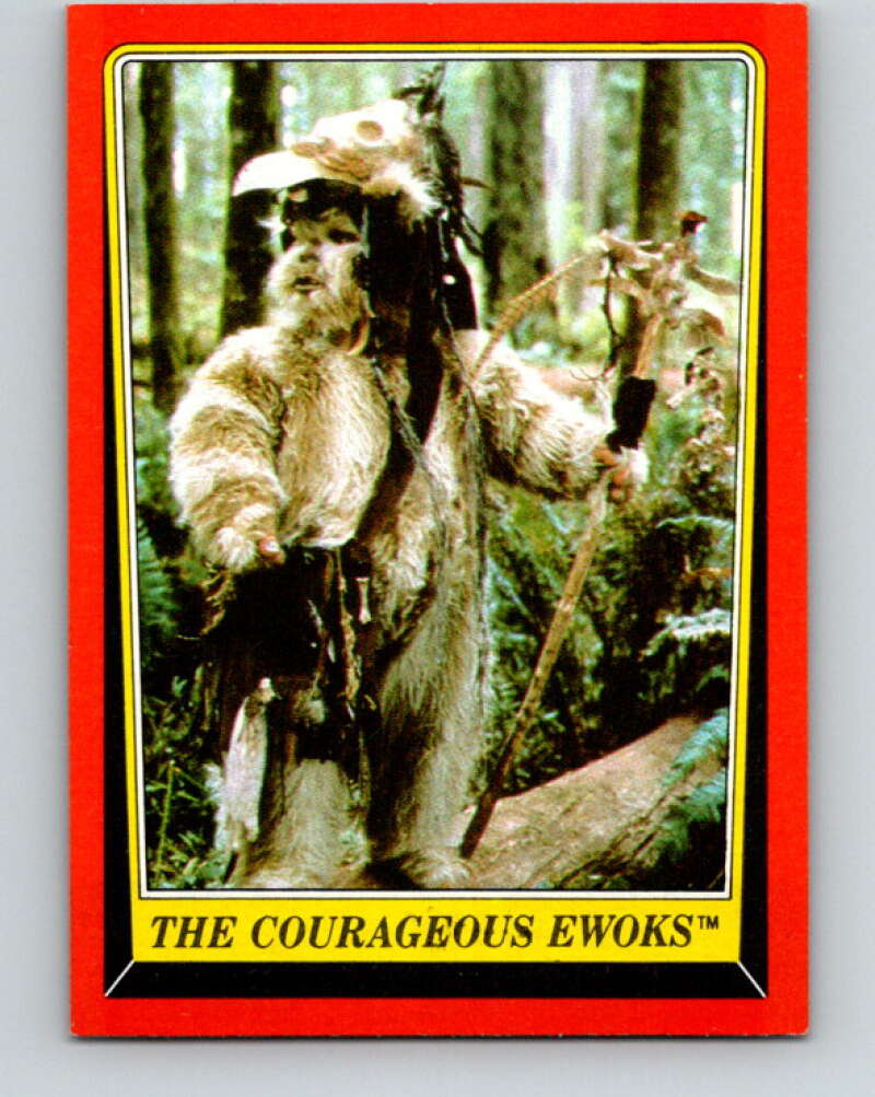 1983 Topps Star Wars Return Of The Jedi #103 The Courageous Ewoks V42120