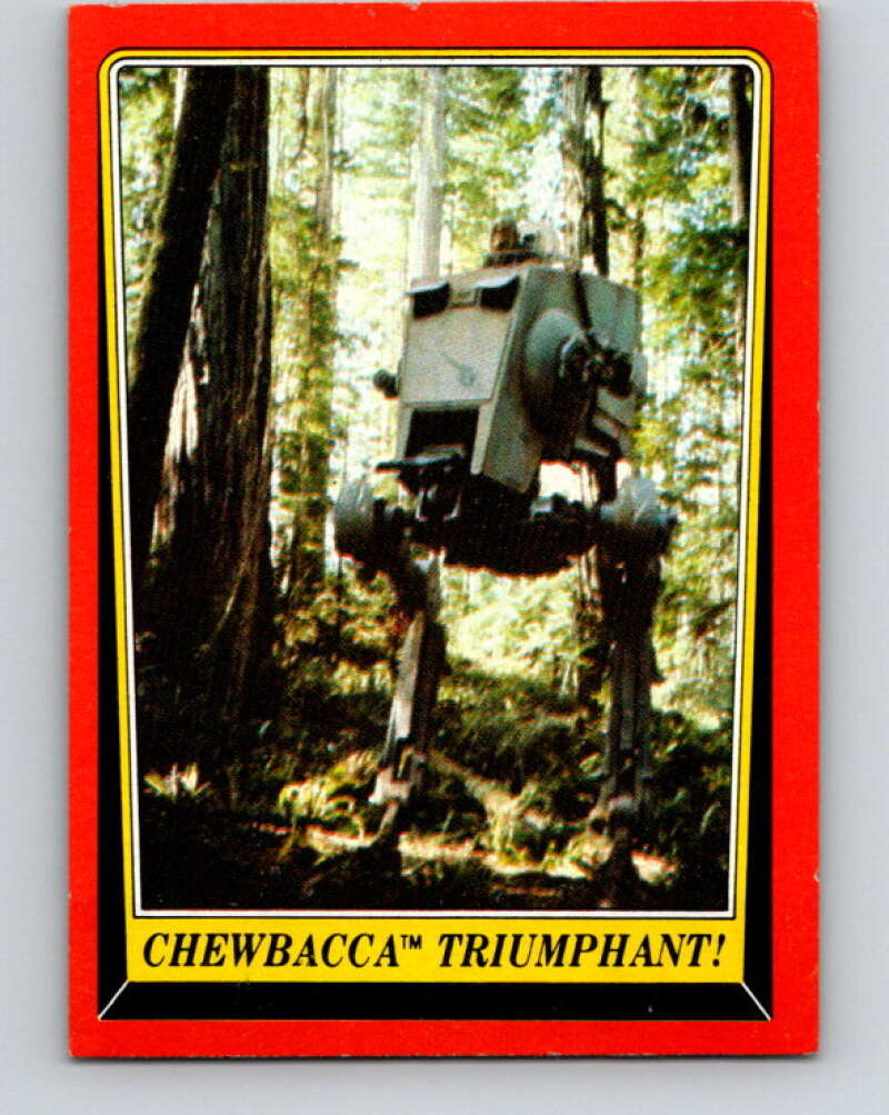 1983 Topps Star Wars Return Of The Jedi #110 Chewbacca Triumphant V42124