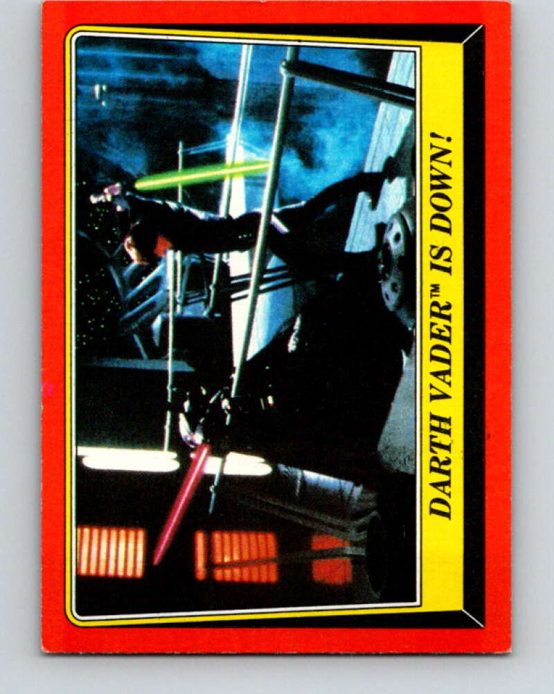 1983 Topps Star Wars Return Of The Jedi #121 Darth Vader Is Down V42133