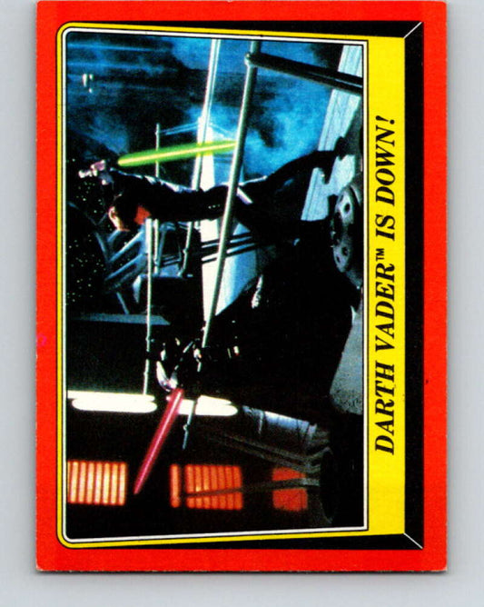 1983 Topps Star Wars Return Of The Jedi #121 Darth Vader Is Down   V42133