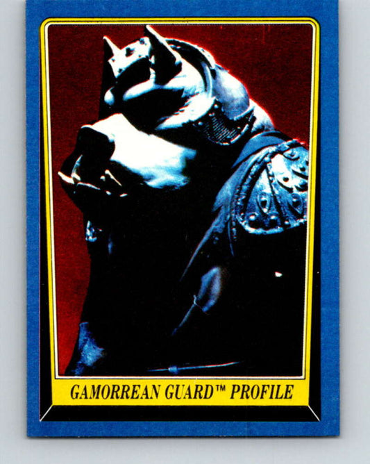 1983 Topps Star Wars Return Of The Jedi #208 Gamorrean Guard Profile   V42151