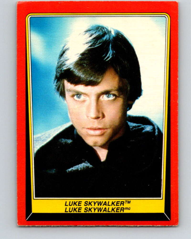 1983 OPC Star Wars Return Of The Jedi #2 Luke Skywalker V42160