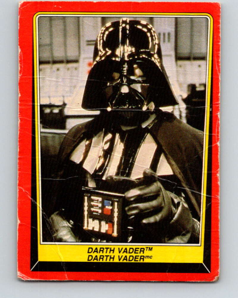 1983 OPC Star Wars Return Of The Jedi #3 Darth Vader   V42164