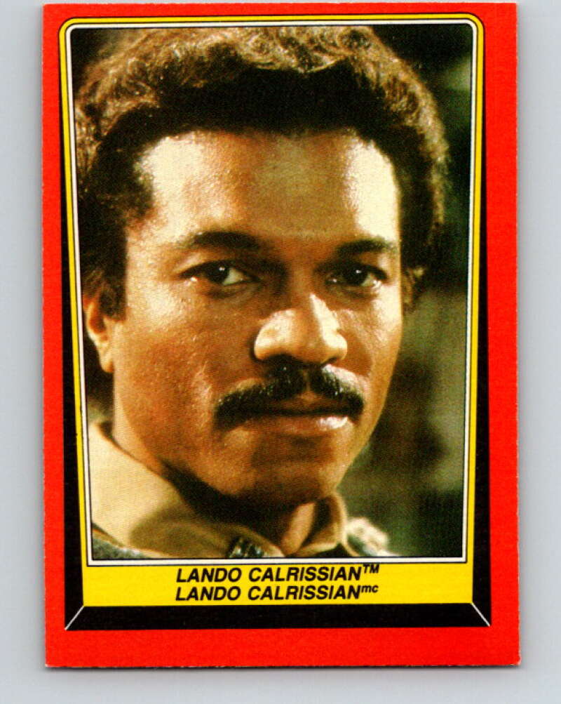 1983 OPC Star Wars Return Of The Jedi #6 Lando Calrissian V42183