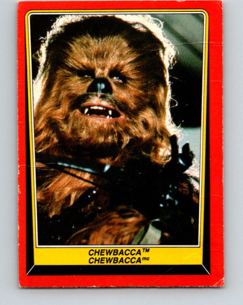 1983 OPC Star Wars Return Of The Jedi #7 Chewbacca V42189