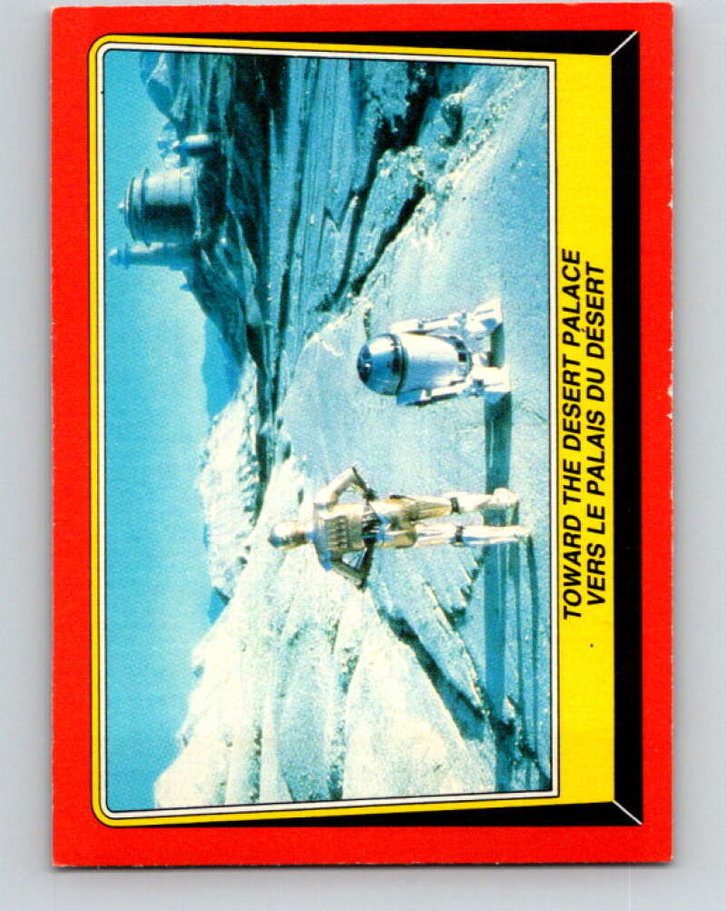 1983 OPC Star Wars Return Of The Jedi #11 Toward the Desert Palace V42206