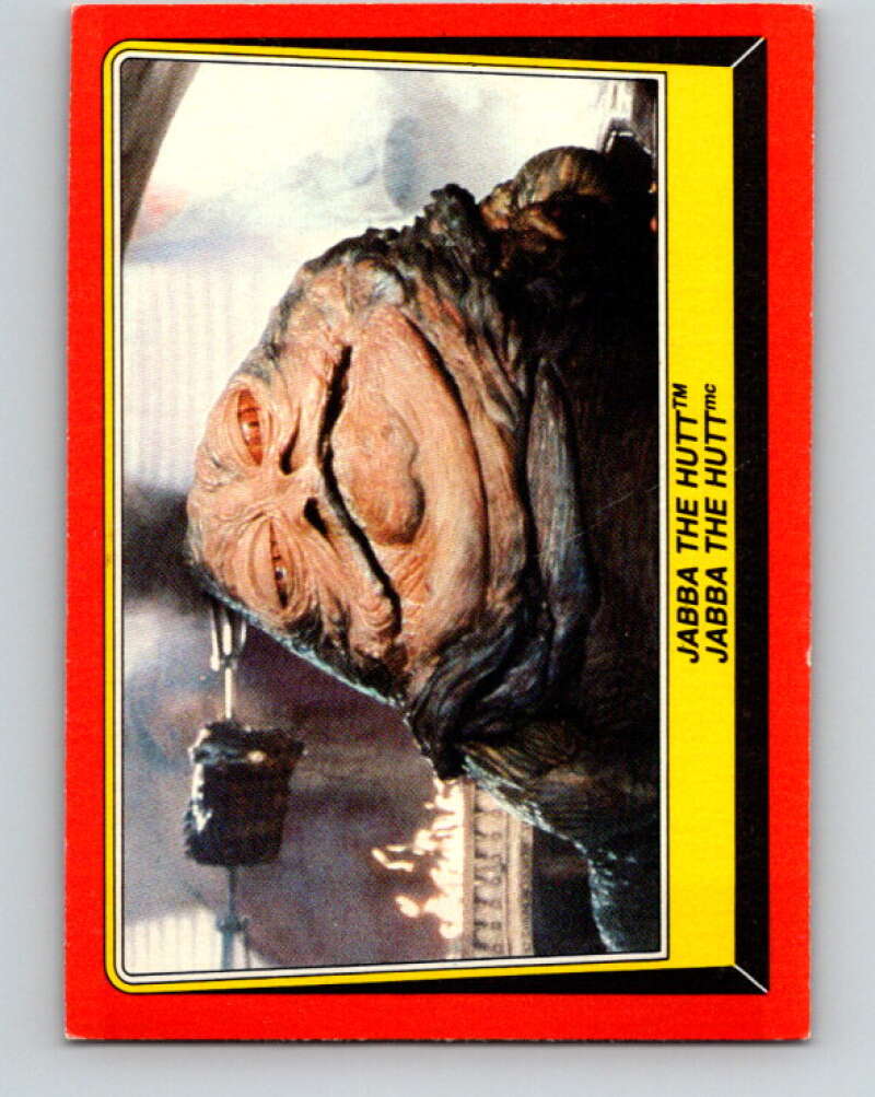 1983 OPC Star Wars Return Of The Jedi #14 Jabba the Hutt V42217