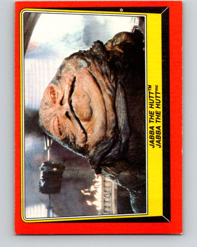 1983 OPC Star Wars Return Of The Jedi #14 Jabba the Hutt   V42218