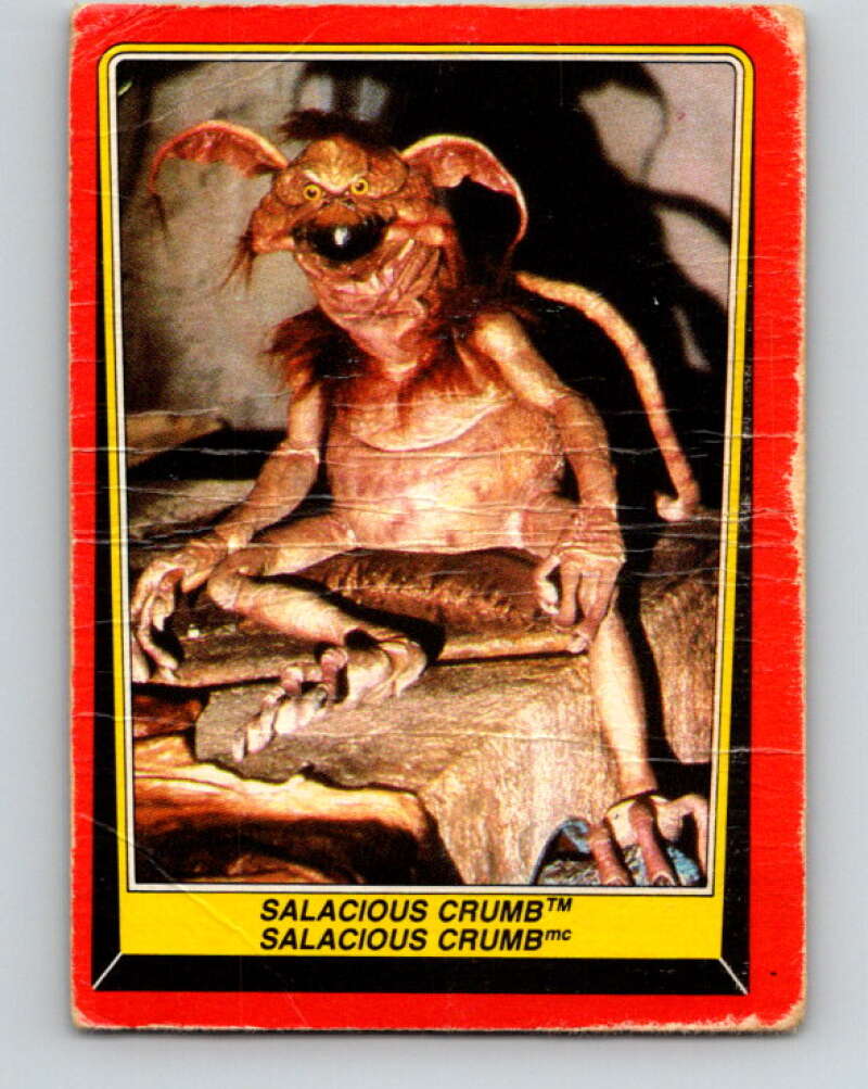 1983 OPC Star Wars Return Of The Jedi #16 Salacious Crumb V42230
