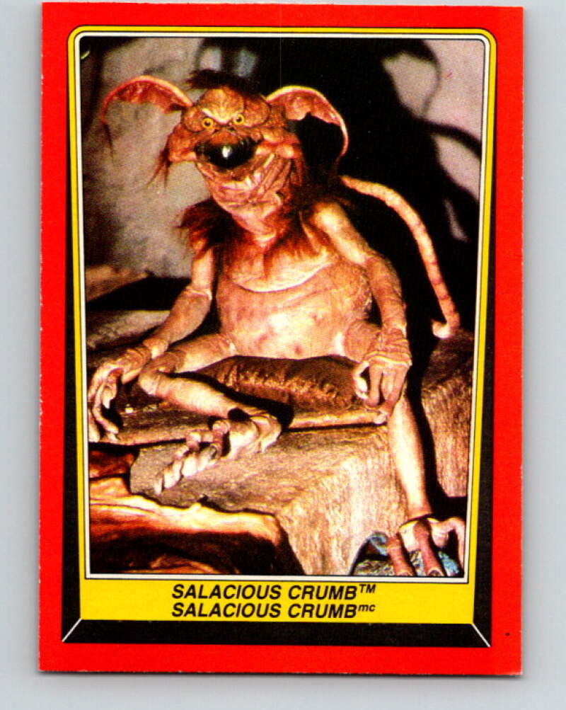 1983 OPC Star Wars Return Of The Jedi #16 Salacious Crumb V42234