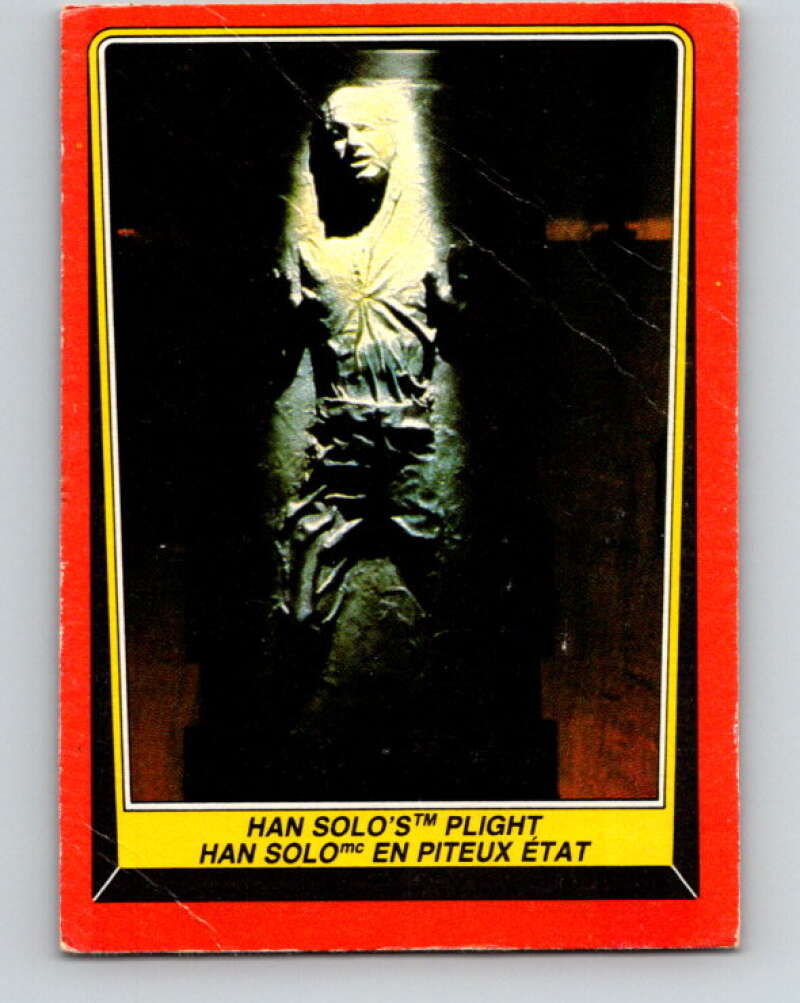 1983 OPC Star Wars Return Of The Jedi #27 Han Solo's Plight   V42277