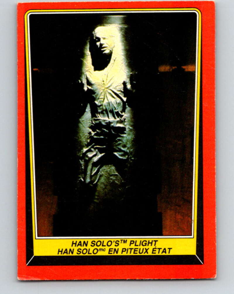 1983 OPC Star Wars Return Of The Jedi #27 Han Solo's Plight V42278