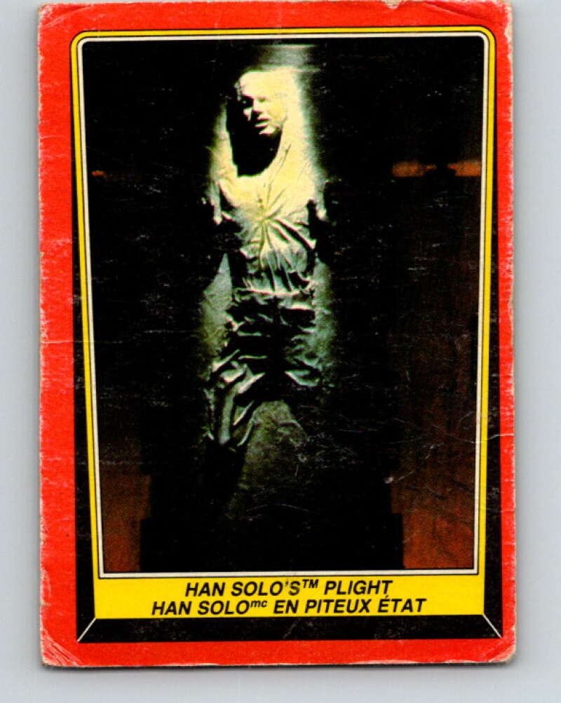 1983 OPC Star Wars Return Of The Jedi #27 Han Solo's Plight   V42279