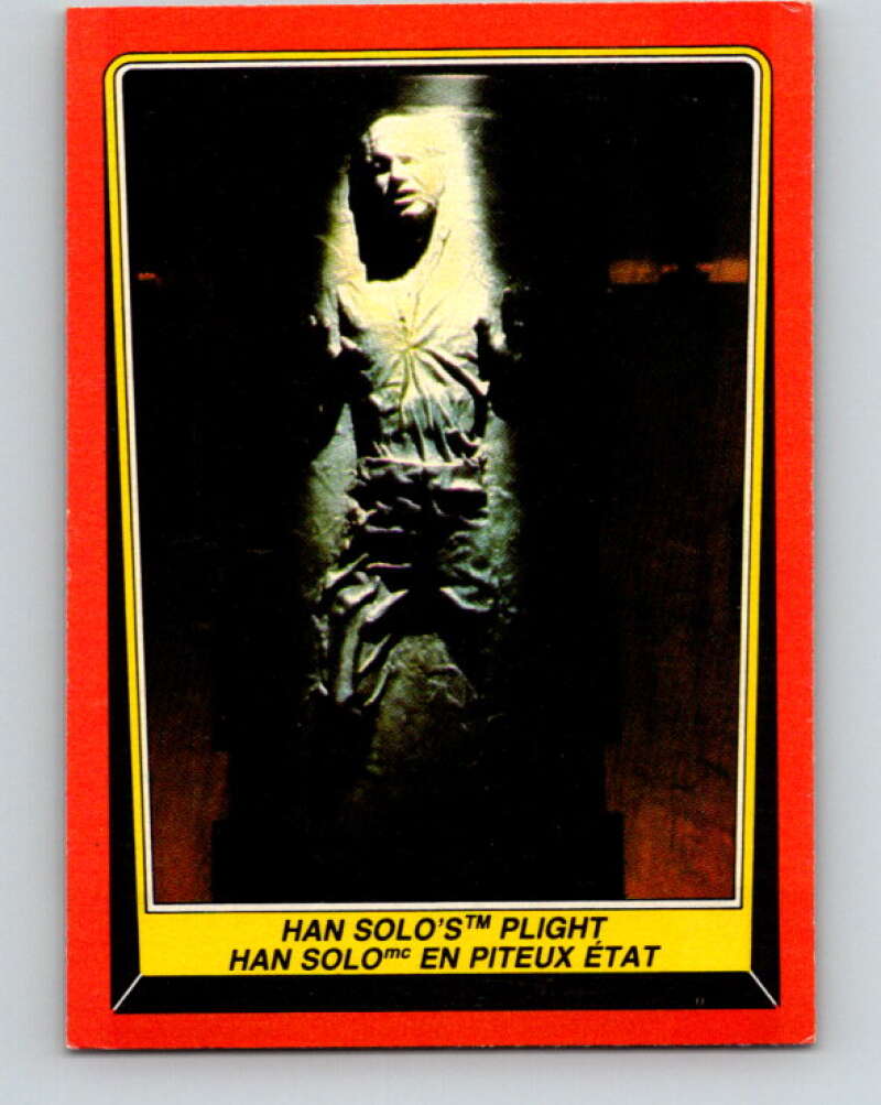 1983 OPC Star Wars Return Of The Jedi #27 Han Solo's Plight V42280
