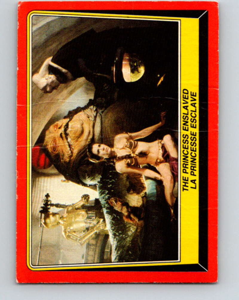 1983 OPC Star Wars Return Of The Jedi #32 The Princess Enslaved V42299