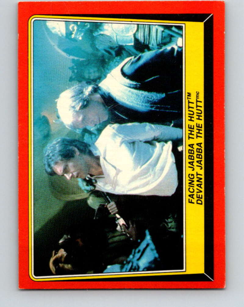 1983 OPC Star Wars Return Of The Jedi #37 Facing Jabba the Hutt V42320