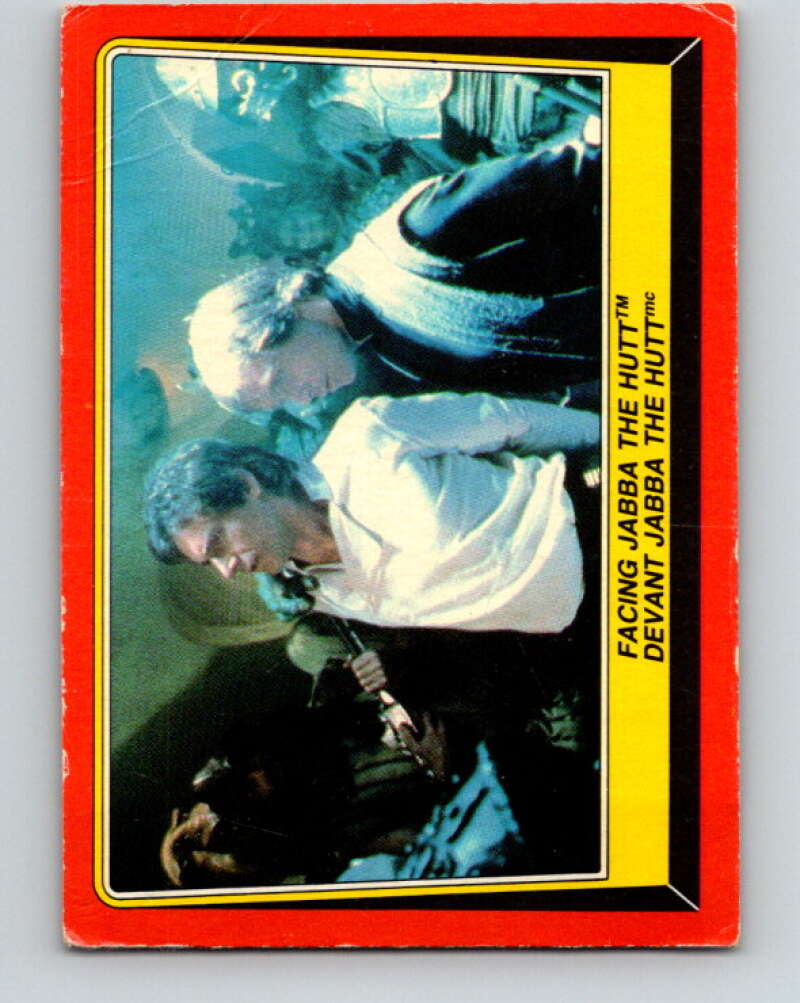 1983 OPC Star Wars Return Of The Jedi #37 Facing Jabba the Hutt V42322