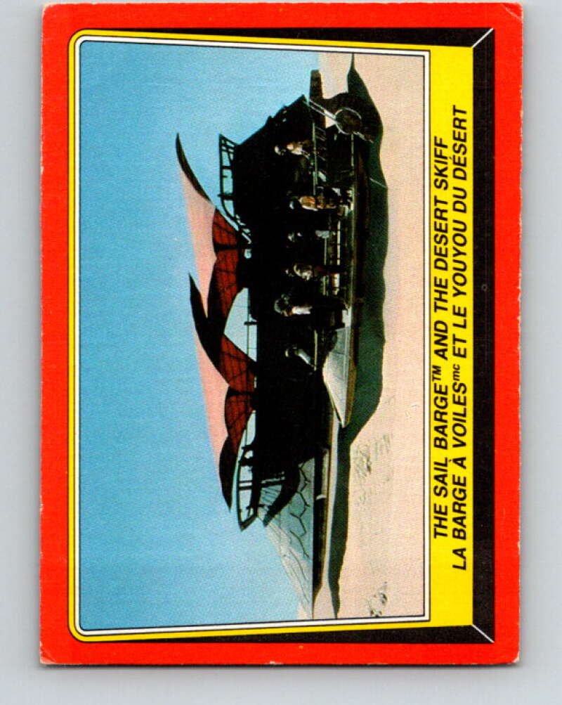 1983 OPC Star Wars Return Of The Jedi #38 The Sail Barge and the Desert Skiff V42323