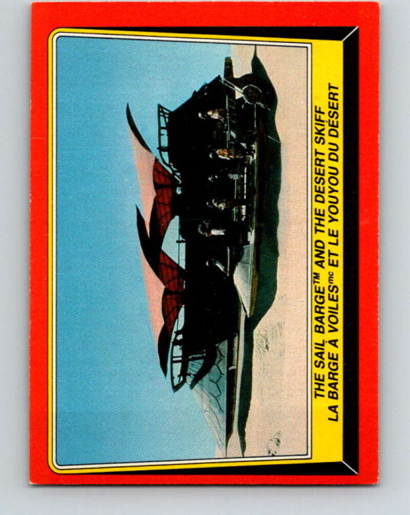 1983 OPC Star Wars Return Of The Jedi #38 The Sail Barge and the Desert Skiff V42326