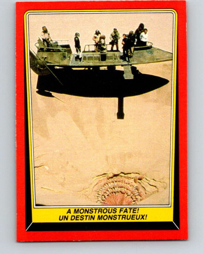 1983 OPC Star Wars Return Of The Jedi #41 A Monstrous Fate V42334