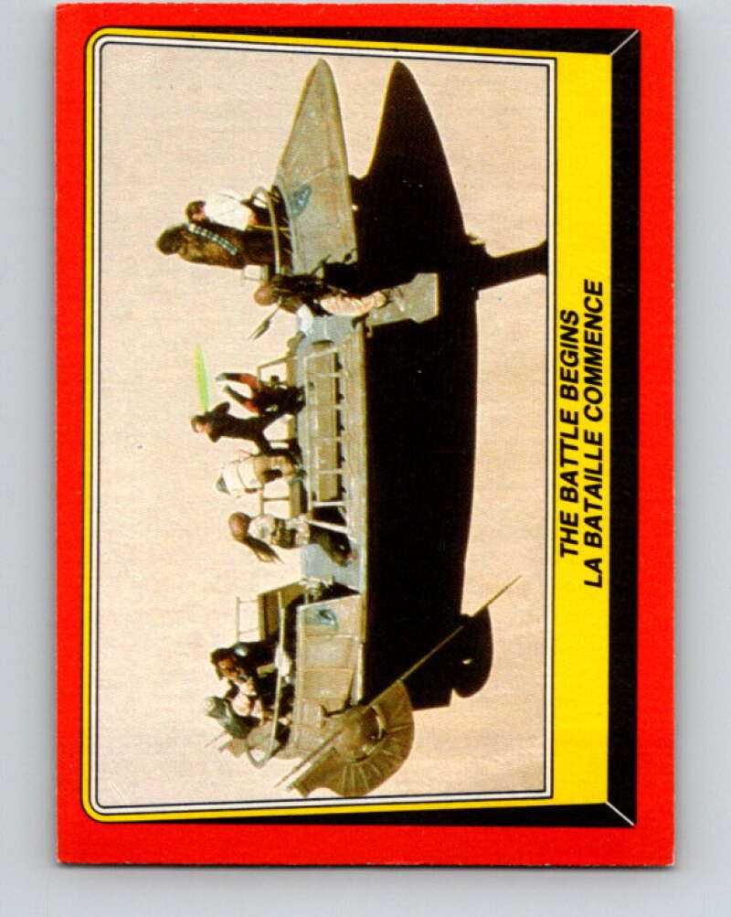 1983 OPC Star Wars Return Of The Jedi #42 The Battle Begins V42336