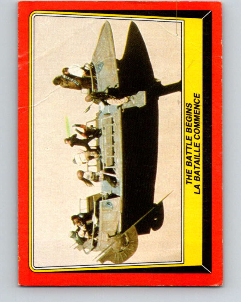 1983 OPC Star Wars Return Of The Jedi #42 The Battle Begins V42338