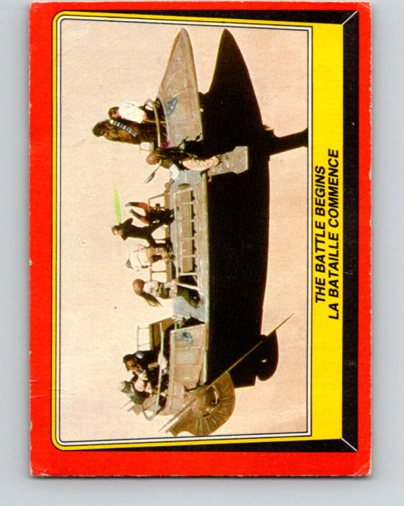 1983 OPC Star Wars Return Of The Jedi #42 The Battle Begins V42341
