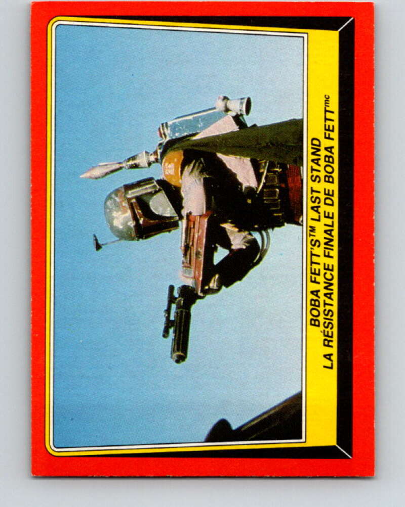 1983 OPC Star Wars Return Of The Jedi #47 Boba Fett's Last Stand V42358