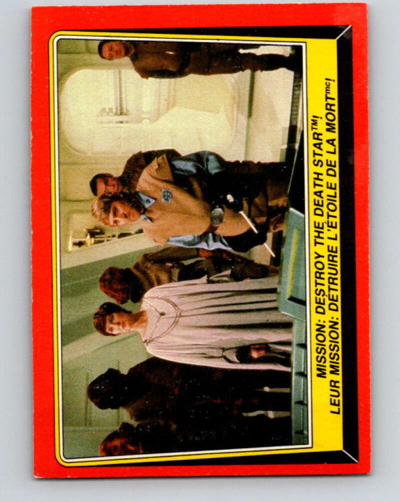 1983 OPC Star Wars Return Of The Jedi #63 Mission Destroy the Death Star V42432