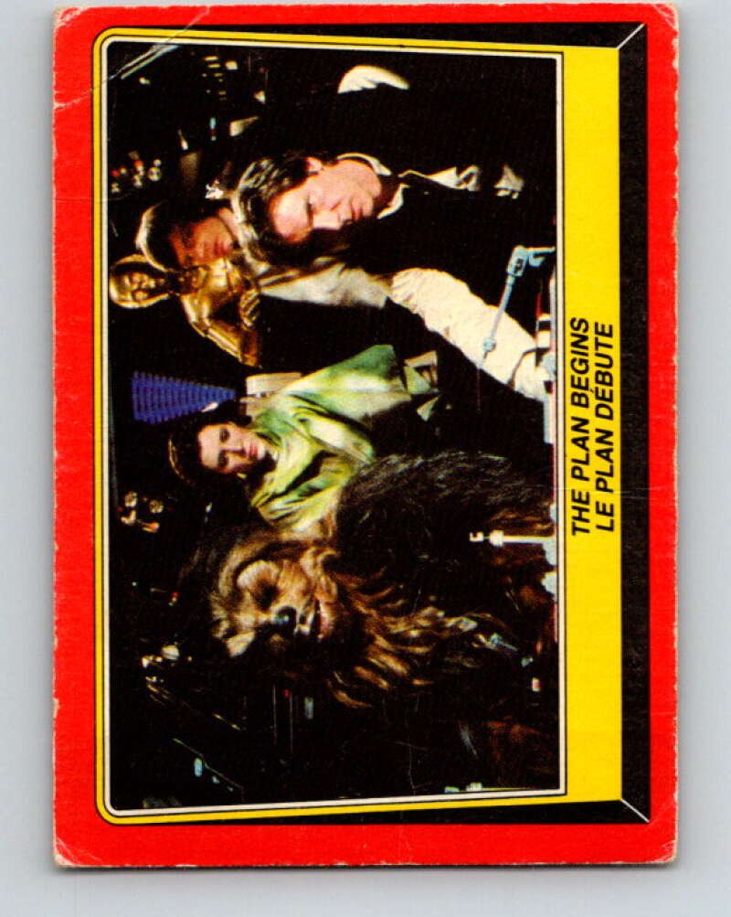 1983 OPC Star Wars Return Of The Jedi #67 The Plan Begins V42452