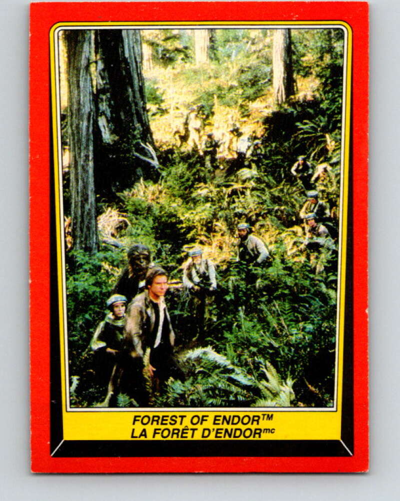 1983 OPC Star Wars Return Of The Jedi #68 Forest of Endor V42456