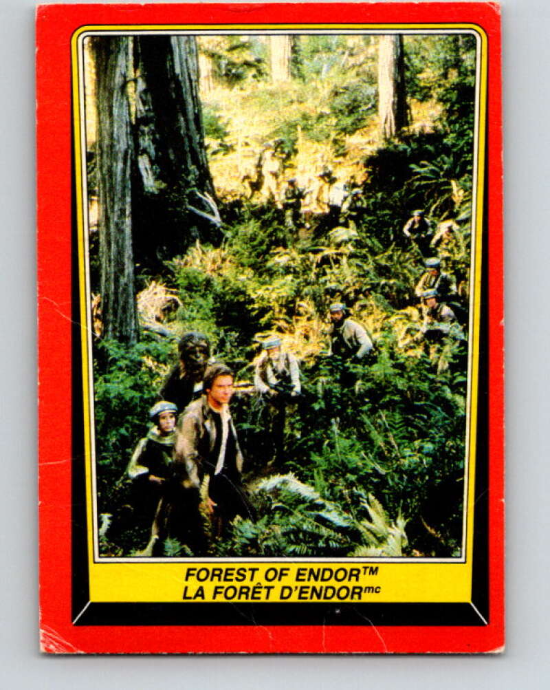 1983 OPC Star Wars Return Of The Jedi #68 Forest of Endor V42457