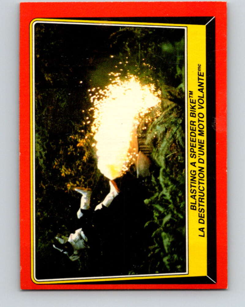 1983 OPC Star Wars Return Of The Jedi #70 Blasting a Speeder Bike V42462