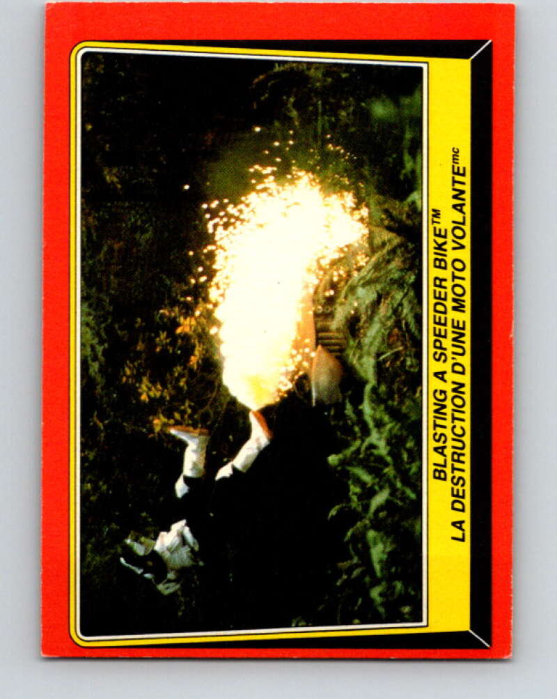1983 OPC Star Wars Return Of The Jedi #70 Blasting a Speeder Bike V42464