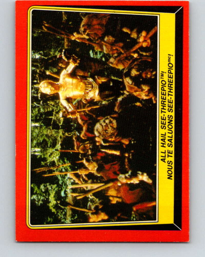 1983 OPC Star Wars Return Of The Jedi #80 All Hail See-Threepio V42501
