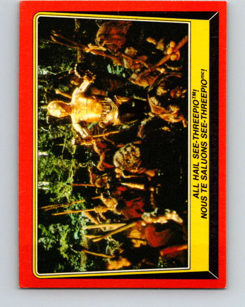1983 OPC Star Wars Return Of The Jedi #80 All Hail See-Threepio V42502