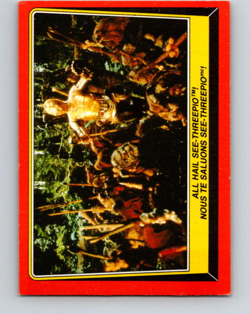 1983 OPC Star Wars Return Of The Jedi #80 All Hail See-Threepio V42504